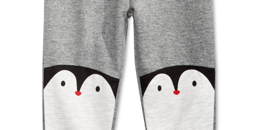 First Impressions Baby Boy's Penguins Jogger Pants Gray Size 12MOS