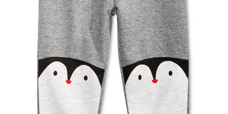 First Impressions Baby Boy's Penguins Jogger Pants Gray Size 12MOS