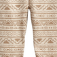 First Impressions Kid's Infant Boys Geo Print Joggers Vanila Bean Heather Beige Size 7