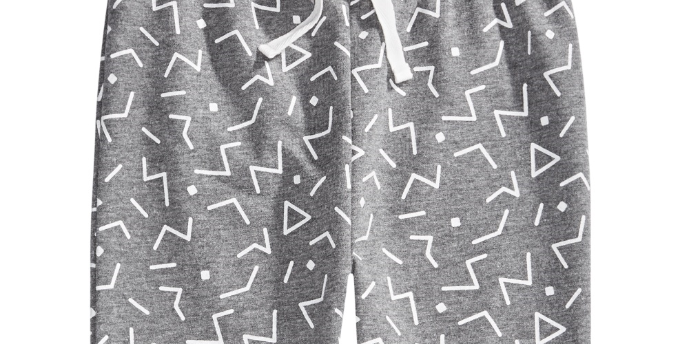 First Impressions Baby Boy's Geo-Print Joggers  Gray Size 18MOS