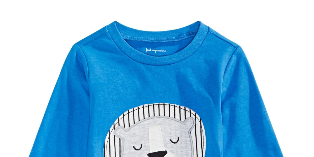 First Impressions Baby Boy's Lion Print T-Shirt Blue Size 24MOS