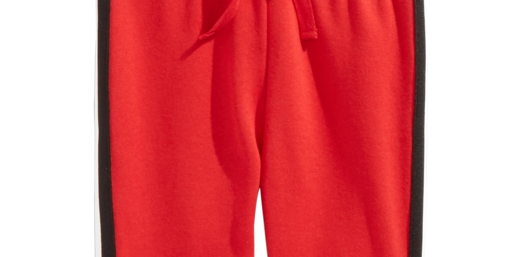 First Impressions Kid's Baby Boys Side Stripe Jogger Pants Red Size 3