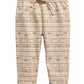 First Impressions Kid's Baby Boys Geo Print Jogger Pants Beige Size 12