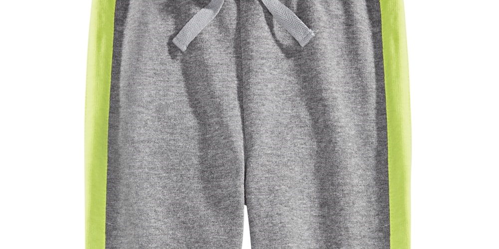 First Impressions Kid's Baby Boys Side Stripe Jogger Pants Gray Size 3