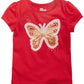 Epic Threads Little Girl's Butterfly T-Shirt Red Size 5