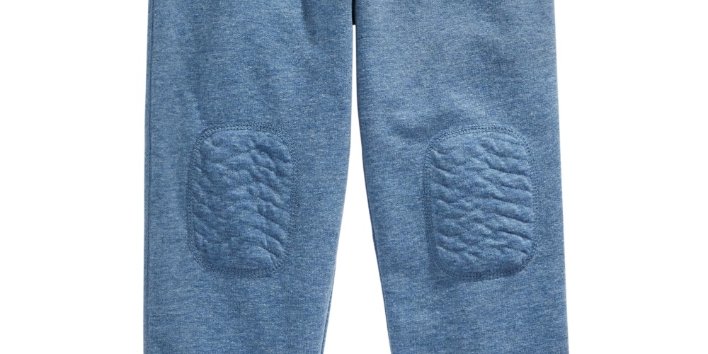 First Impressions Kid's Toddler Boys Knee Patch Pants Blue Size 2T