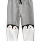 First Impressions Boy's Penguins Jogger Pants Gray Size 24MOS