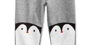 First Impressions Boy's Penguins Jogger Pants Gray Size 24MOS