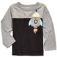 First Impressions Baby Boy's Rocket Print Pocket T-Shirt Black Size 18 Months