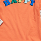 First Impressions Kid's Toddler Boys Happy Print Layered Look T Shirt Orange Size 3T