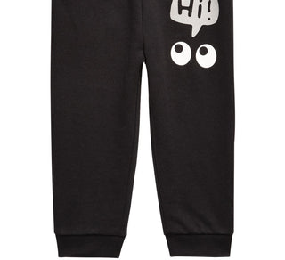 First Impressions Baby Boys Hi-Print Jogger Pants  Black Size 6-9MOS