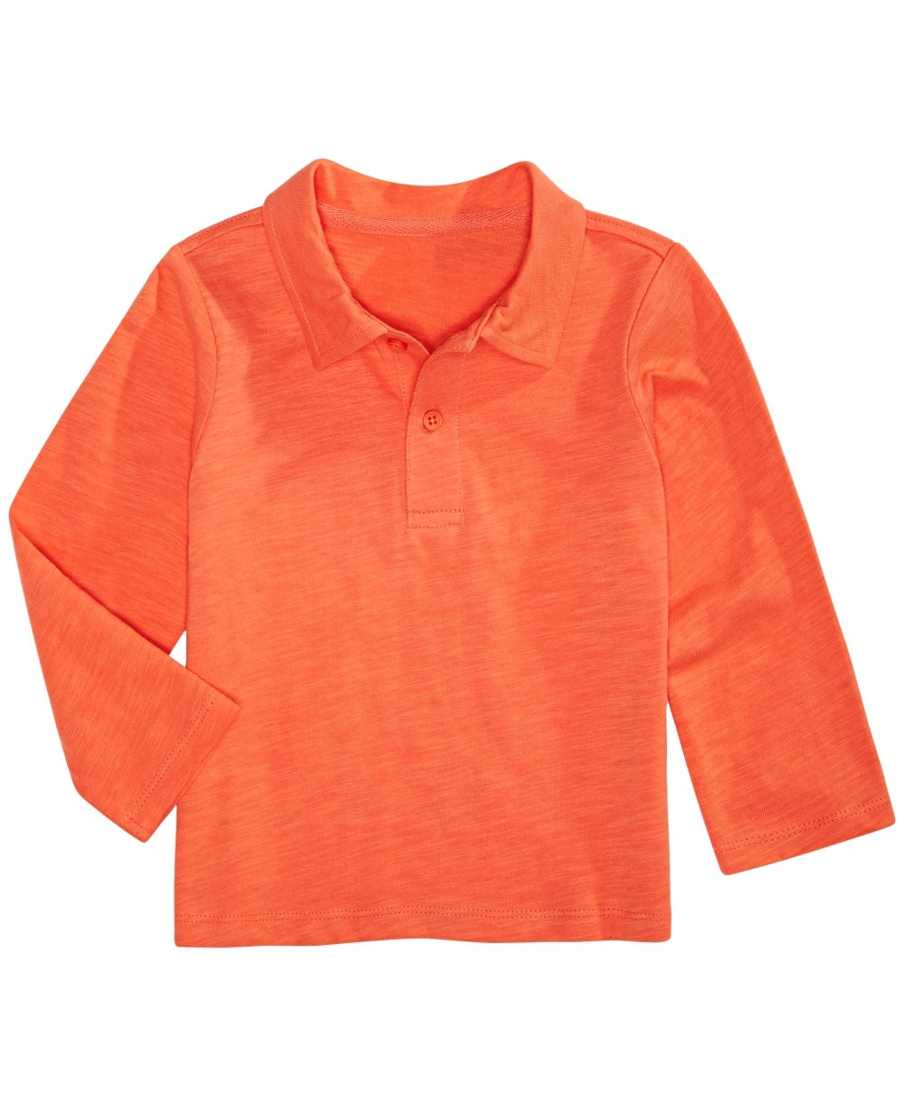 First Impressions Baby Boy's Cotton Polo Shirt Orange Size 18 Months