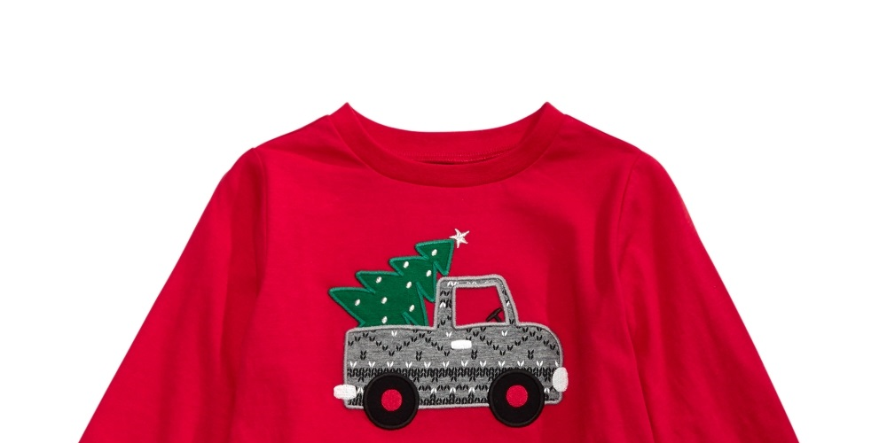 First Impressions Baby Boy's Tree Truck Print T-Shirt Red Size 6-9MOS