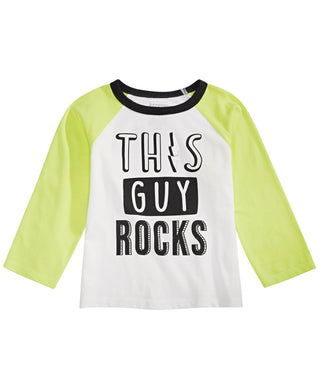 First Impressions Kid's Baby Boys Rock Print Cotton T Shirt White Size 24