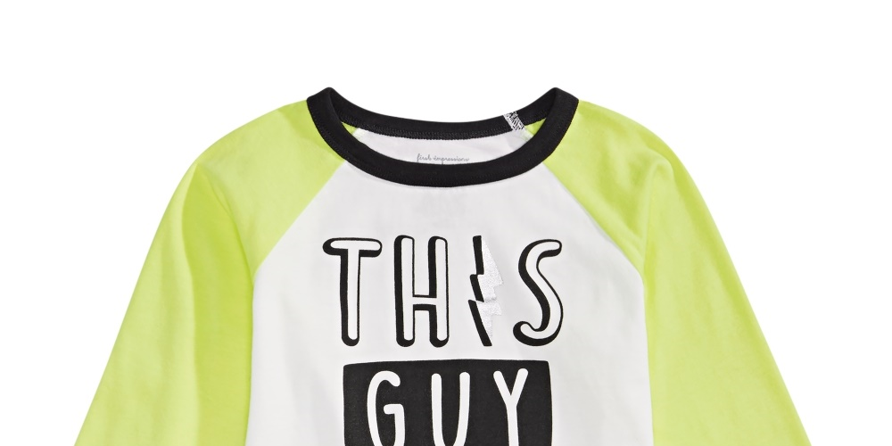 First Impressions Baby Boy's Rock-Print Cotton T-Shirt  White Size 12MOS