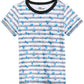 Epic Threads Kid's Little Boys Splatter Stripe T Shirt  White Size 7