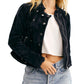 Free People Women's Zip Up Jacket Black Size Small