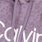 Calvin Klein Women's  Animal Print Hooded Sweatshirt  Purple Size 2X
