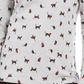 Karen Scott Women's Cats & Bows Printed Mock Neck Top Gray Size PL
