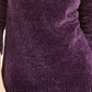 Karen Scott Women's Envelope Neck Chenille Sweater Purple Size PS