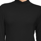 Style & Co Women's Mock Neck Top Black Size Petite Large