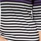 Karen Scott Women's Petite Striped Colorblocked Top Purple Size Petite