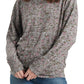 Lucky Brand Women's Floral Smocked-Cuff Top Pink Size X-Large