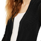 Hooked Up By Iot Junior's Side Tie Cardigan Black Size X-Large