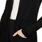 Hooked Up By Iot Junior's Side Tie Cardigan Black Size X-Large
