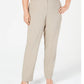 Nine West Women's The Modern Casual Trouser Pants Brown Size 24W