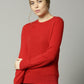 Charter Club Women's Crew Neck Cashmere Sweater Regular & Petite Red Size Petite Small