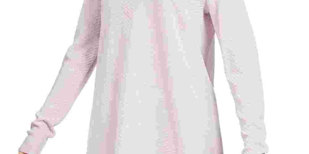 Eileen Fisher Women's V Neck Wool Tunic Pink Size Medium