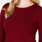 Charter Club Women's Cotton Lace Trim Top Red Size Petite Small