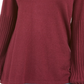 Style & Co Women's Bishop Sleeve Tunic Sweater Red Size Petite X-Large