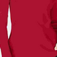 Charter Club Women's Cotton Mock Neck Top Red Size Small