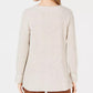 Style & Co Women's Petite Marled-Knit Sweater Beige PM