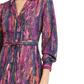 Bar III Women's Snake Print Wrap Maxi Dress Pink Size Medium