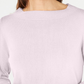 Karen Scott Women's Bateau Neck Long Sleeve Sweater Pink Size XX-Large