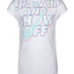 Nike Little Girl's Show Up & Show Off Logo T-Shirt White Size 5