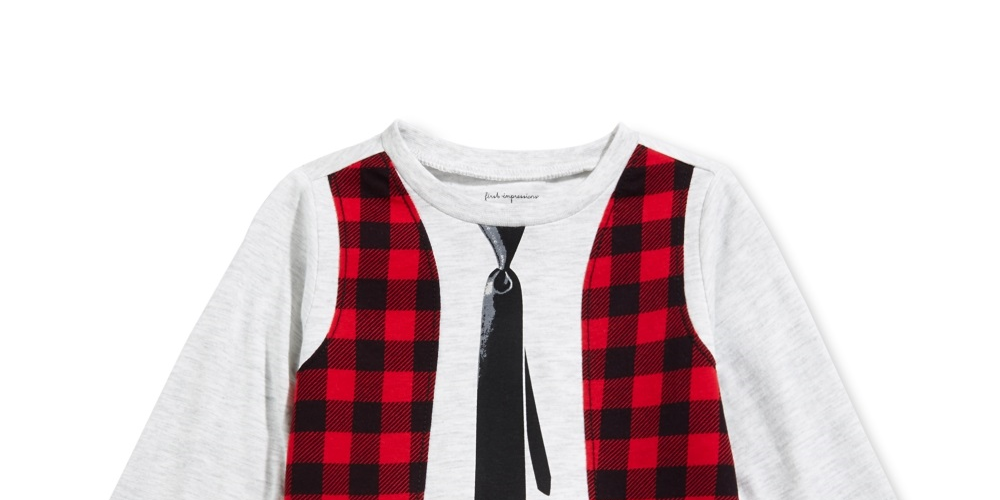 First Impressions Toddler Boy's Punk Rock Tie T-Shirt Gray Size 3T