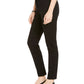 Alfani Women's Extended-Tab Skinny Pants Black Size 14 Petite