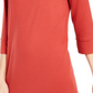 Eileen Fisher Women's Stretch Tencel Lyocell Tunic Red Size X-Large