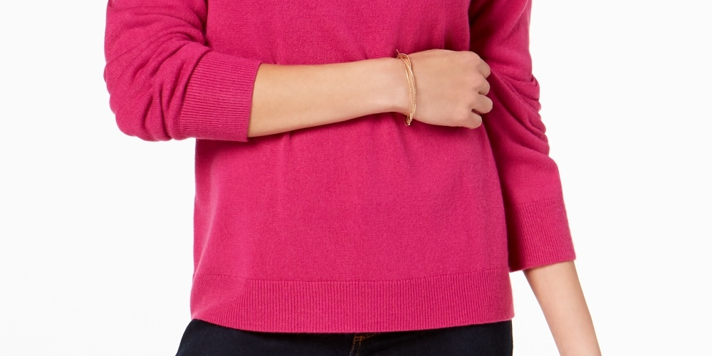 Karen Scott Women's Luxsoft Turtleneck Sweater Purple Size Petite X-Large