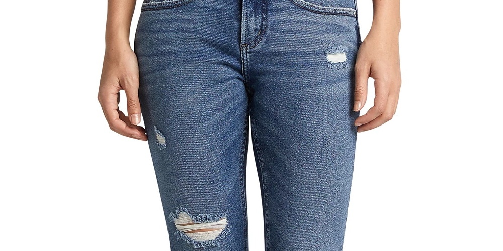 Silver Jeans Co. Women's Not Your Boyfriends Jean Blue Size 30X27