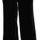 Eileen Fisher Women's Wide Ankle Pant In Black  Black Size Small