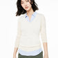 Charter Club Women's V Neck Cashmere Sweater Size PL