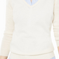 Charter Club Women's V Neck Cashmere Sweater Size PL