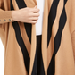 Alfani Women's Striped Open Front Cardigan Beige Size Petite X-Large