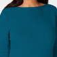 Karen Scott Women's Cotton Boat Neck Sweater Blue Size X-Small