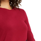 Alfani Women's Striped Asymmetrical Tunic Red Size PL